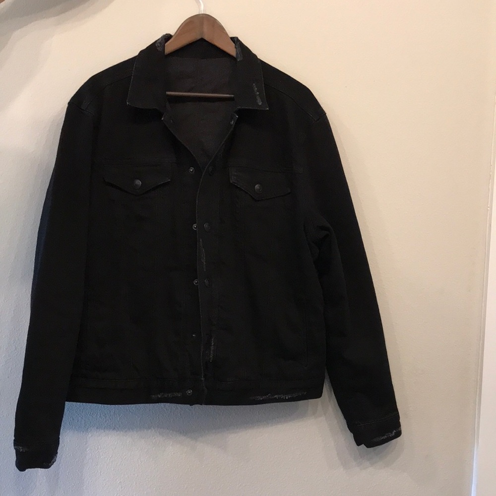 AllSaints Brind Reversible Denim Jacket